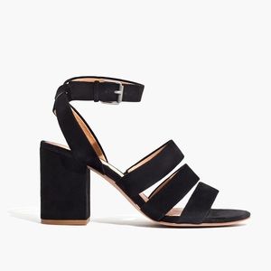 Madewell Maria Block Heel Seude Sandal